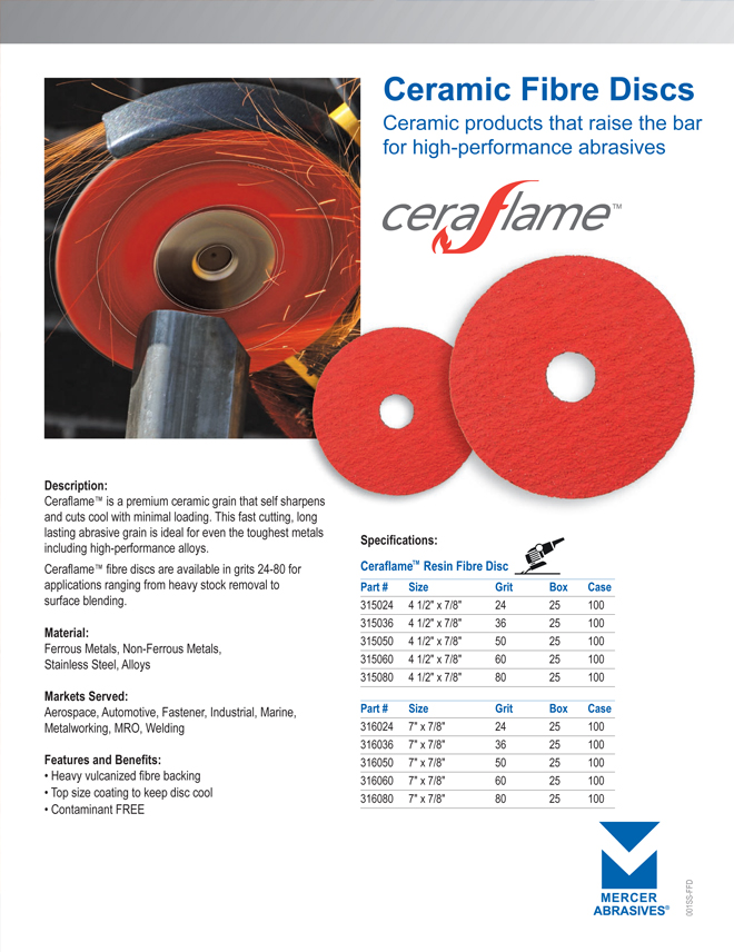 Ceraflame Fibre Discs